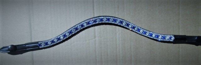Blue Stones Bling Browband BB-A3