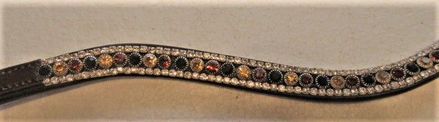 Amber Stones Bling Browband