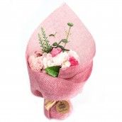 Soap Flower Standing Bouquet - Pink