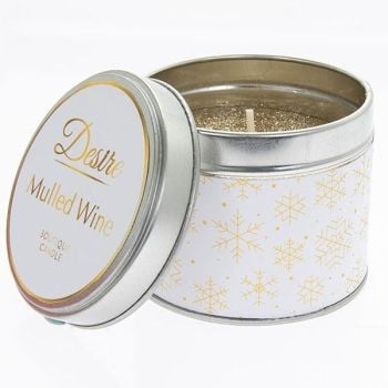 Desire Xmas Candle Tin Mulled