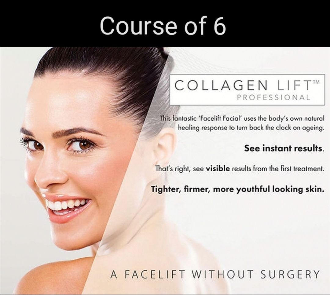 Collagen lift - face (COURSE OF 6 - SAVING £45) 