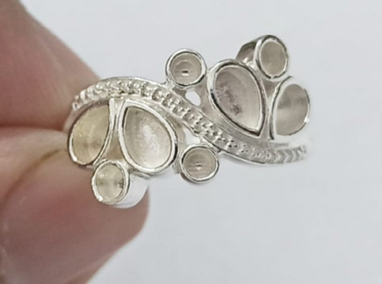 925 Silver Jessica Ring