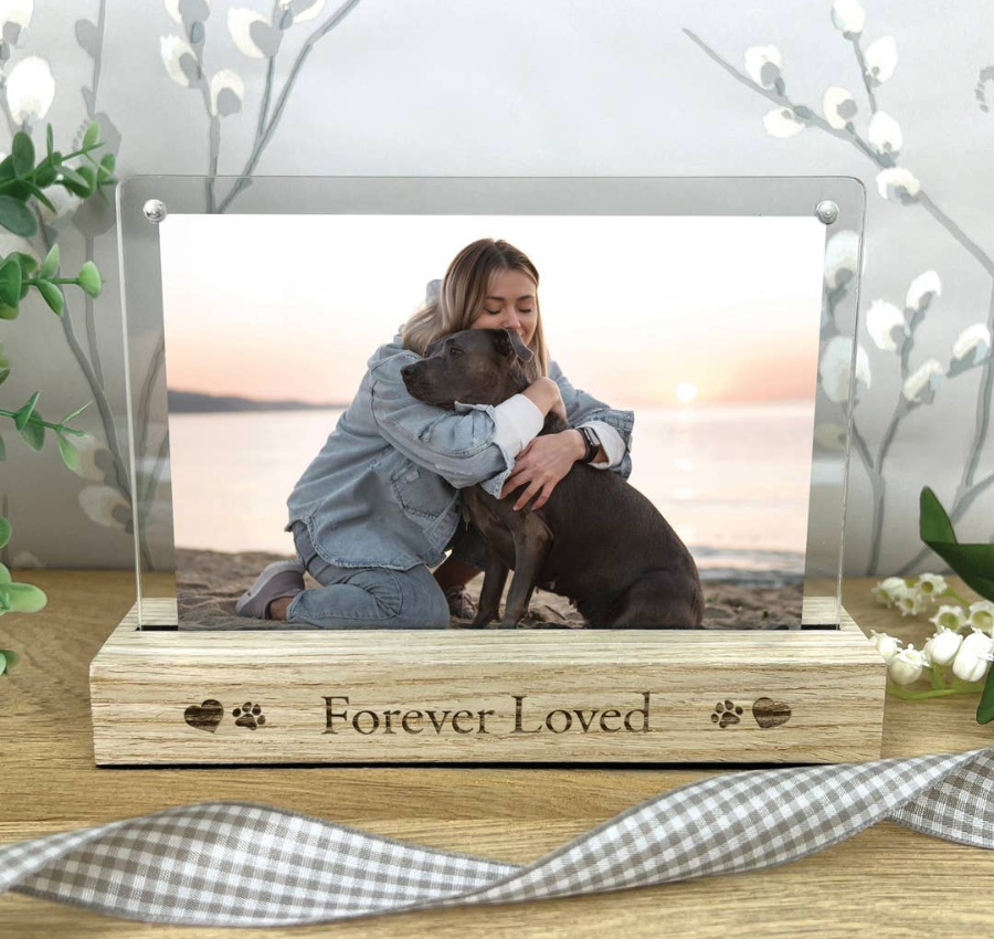 Oh So Precious pet memorial photo frame