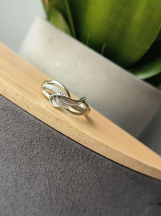 925 Silver Angel Wing  Ring