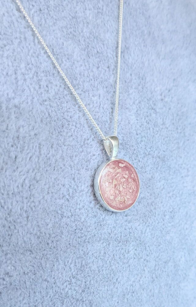 925 Silver Round 14mm Pendant