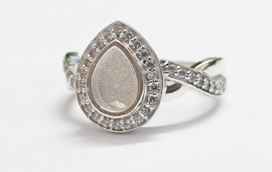 NEW DESIGN! 925 Silver Infinity Pear