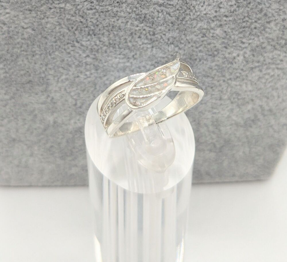 925 Silver Angel Wing  Ring