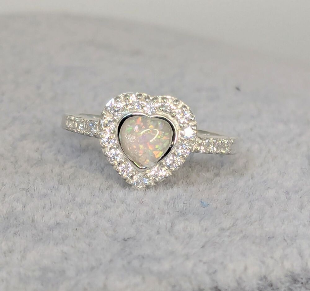 925 Silver Heart Ring
