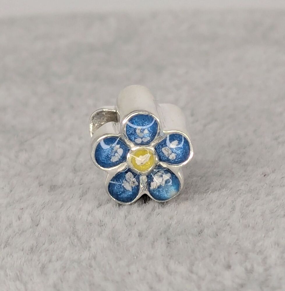 Silver Forget Me Not Charm