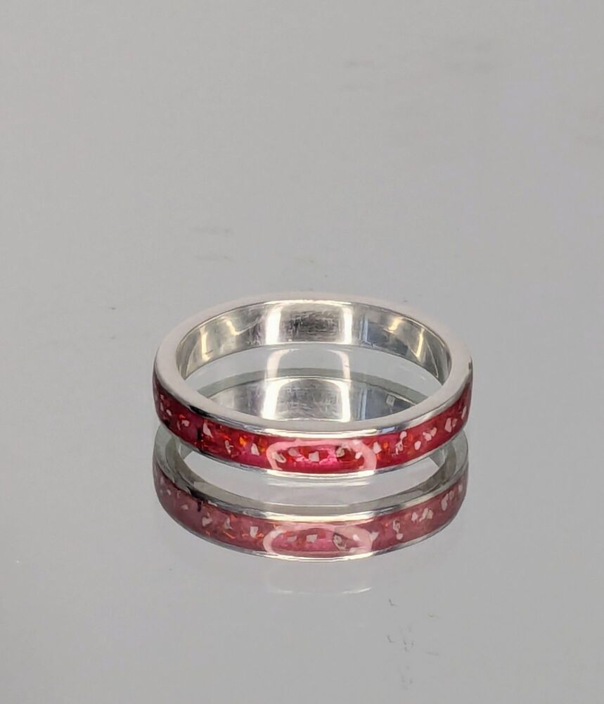 4mm  Channel Ring - Silver or Gold