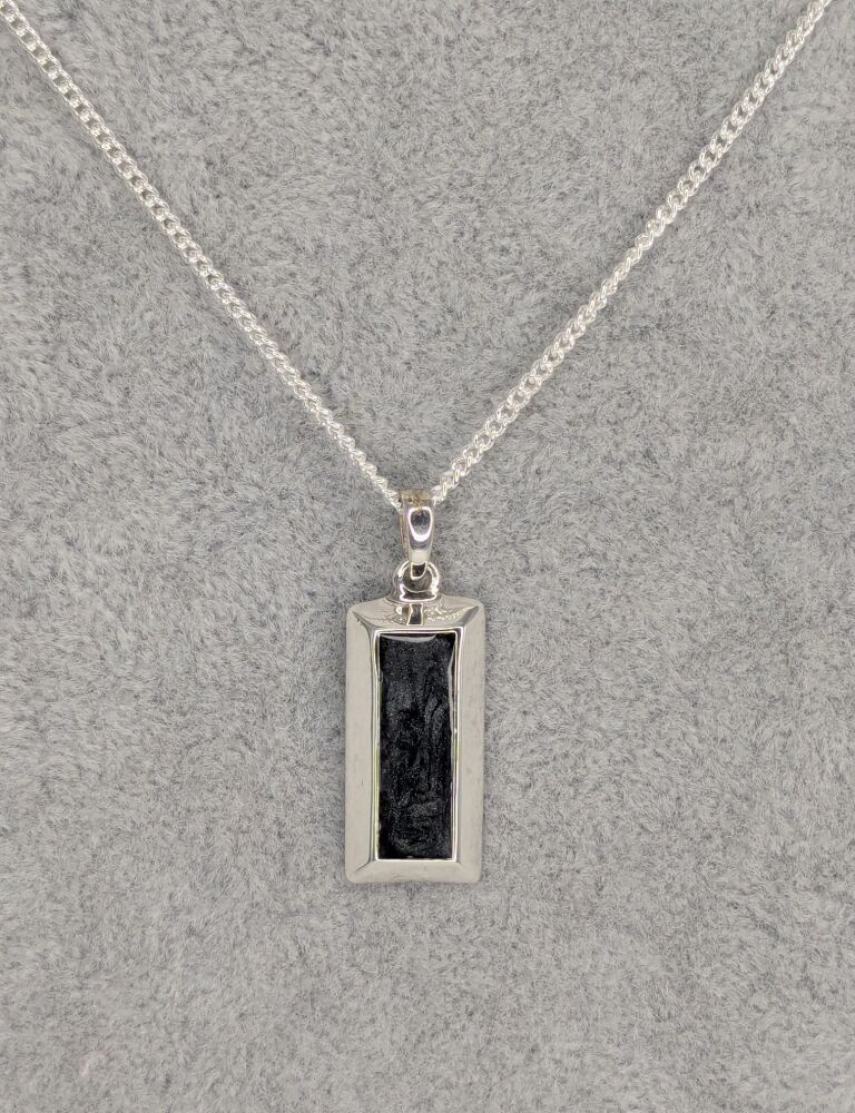 Sterling Silver Bar Pendant