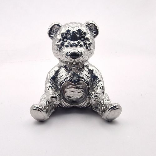 "Charlie Bear" Stainless steel memorial teddy