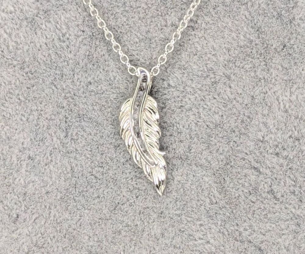 925 Feather Pendant