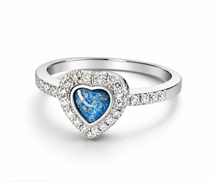CZ Heart Ring - available in silver only