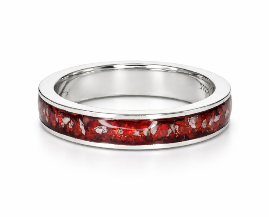 4mm  Channel Ring - Silver