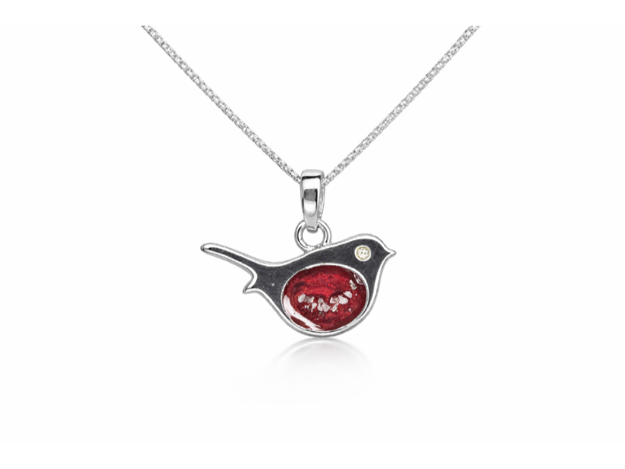 925 Silver Robin Pendant