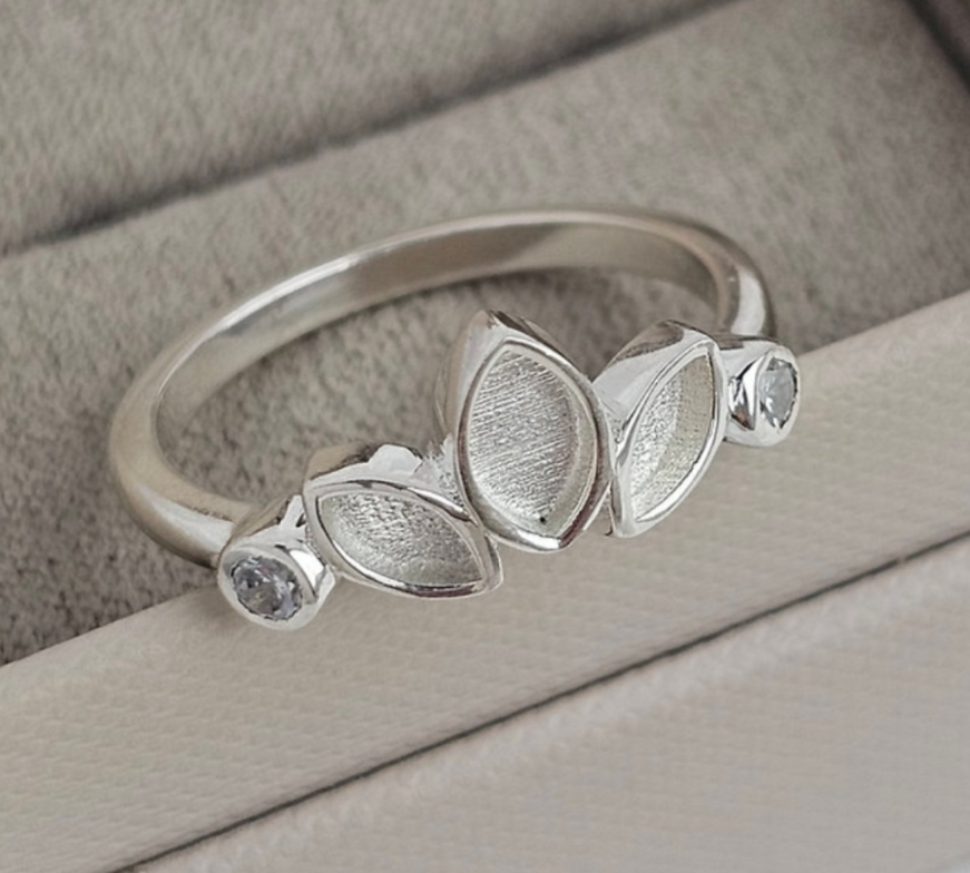 Trilogy Marquise CZ Ring - Silver