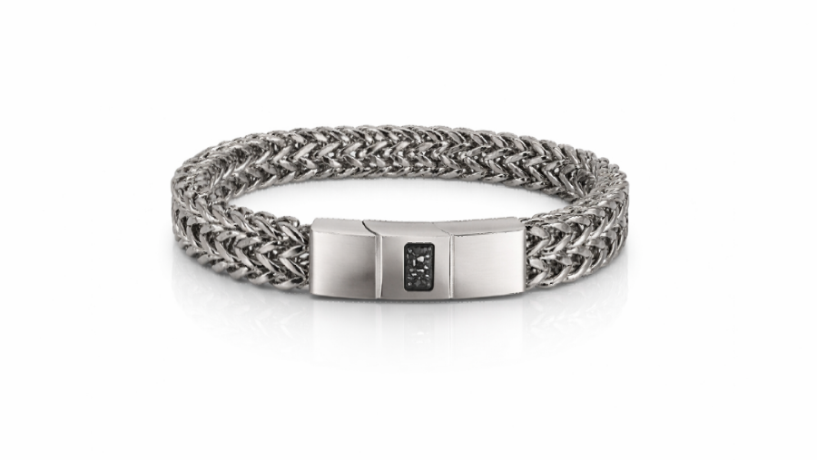 Stainless Steel Memorial Bracelet - resin setting of your choice