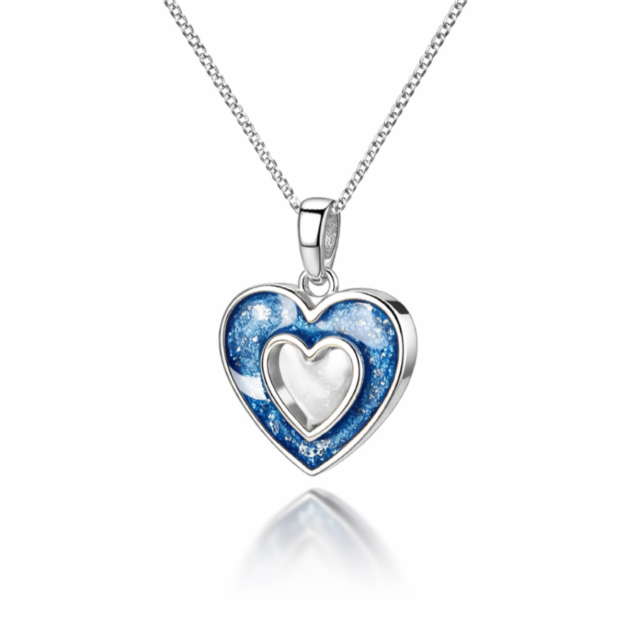Heart Within A Heart Pendant