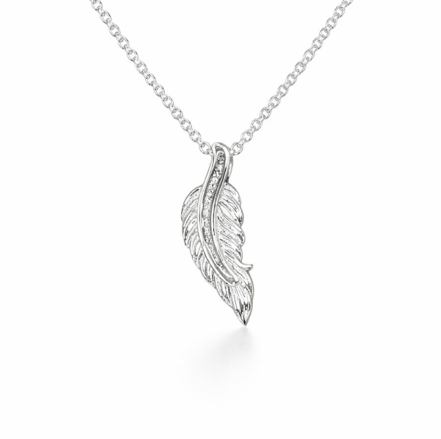 925 Feather Pendant