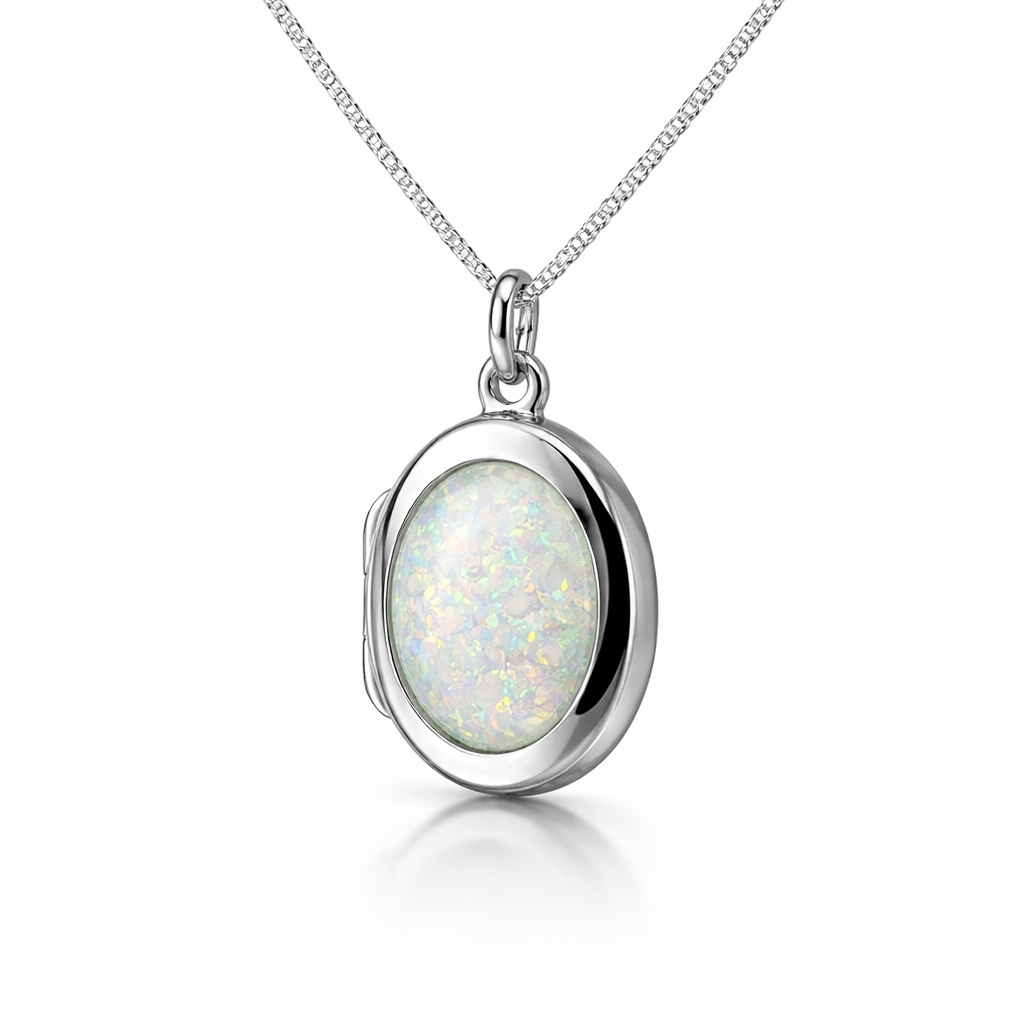 Oval Sterling Silver  locket