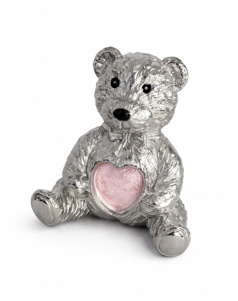 "Charlie Bear" Stainless steel memorial teddy