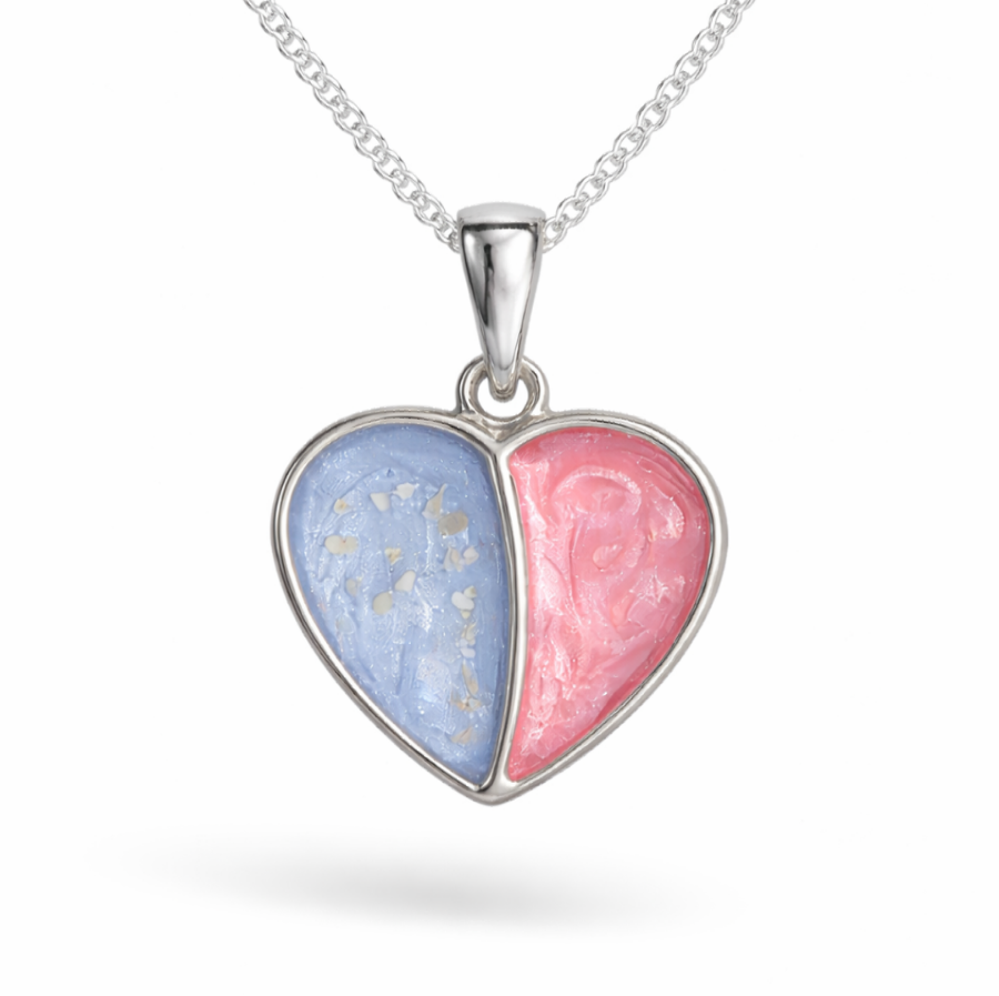 Split Heart Pendant