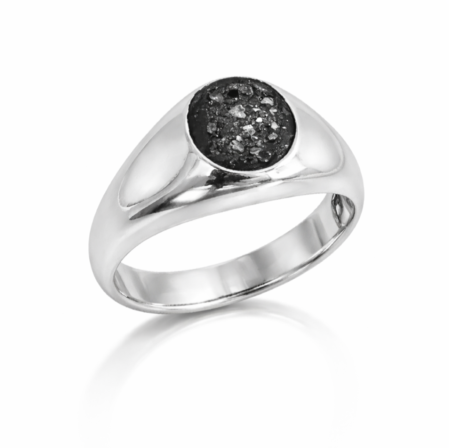 Harrison Sterling Silver Oval signet Ring