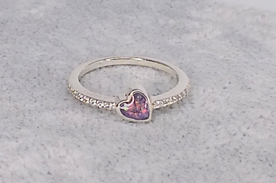 NEW! Dainty Heart Sterling Silver Ring