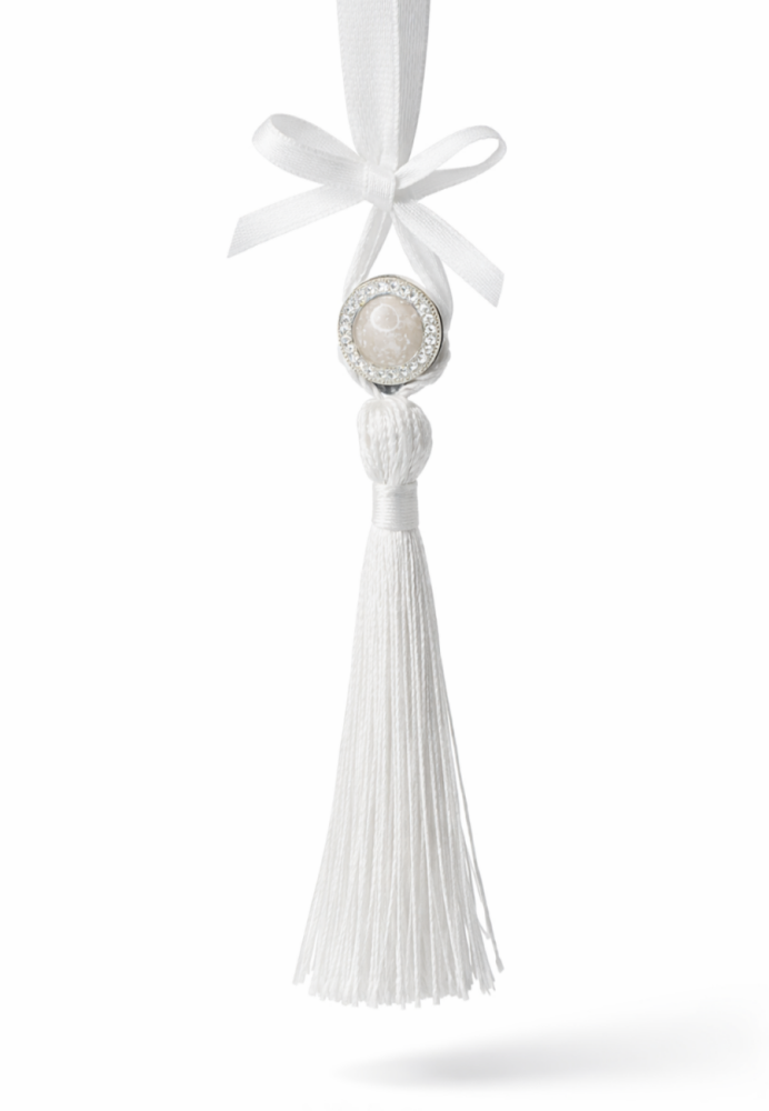 Sterling Silver & Diamonte Bridal Bouquet Charm