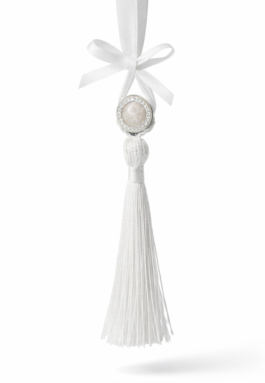 Sterling Silver & Diamonte Bridal Bouquet Charm