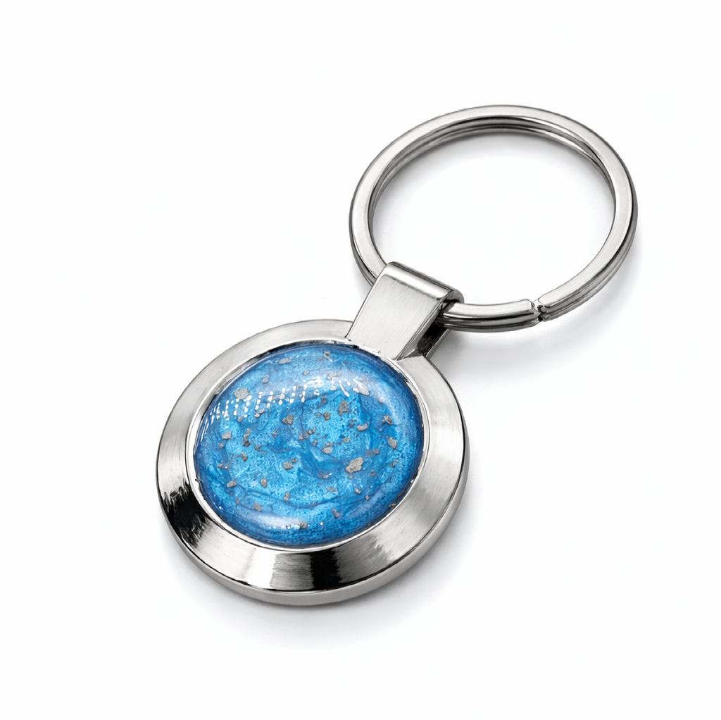 Memorial keyring (can be engraved with text, logo, photo, paw print etc)