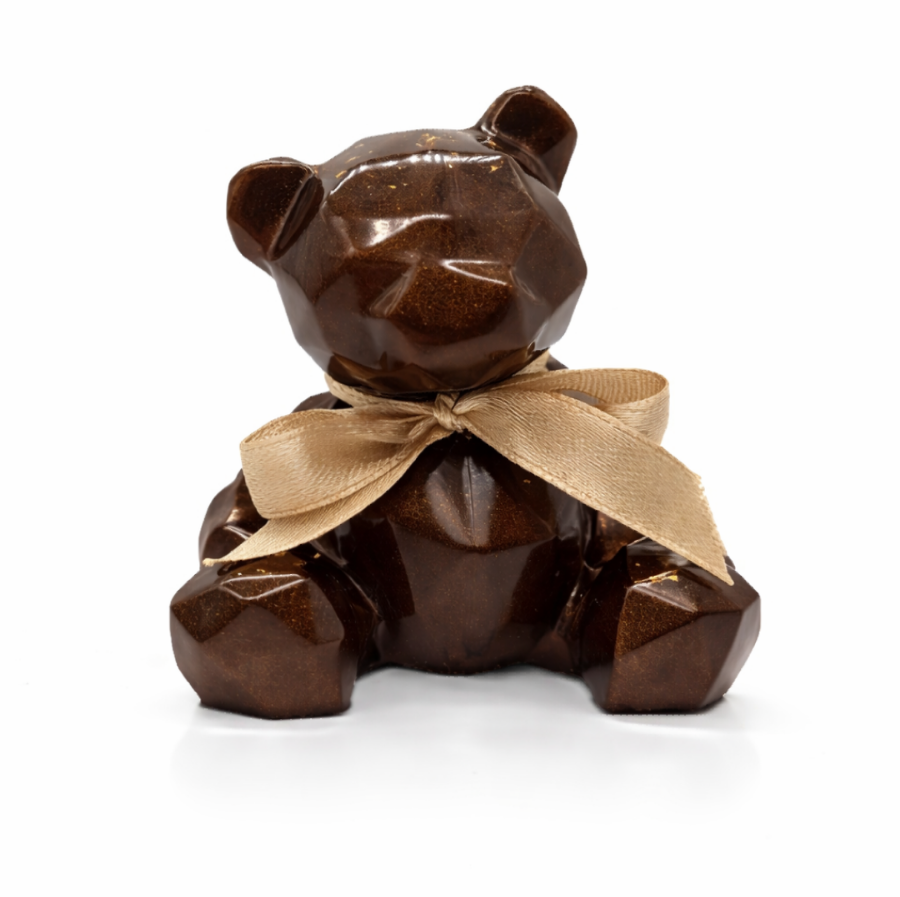 Memorial Resin Bear - Coloured bear  encapsulating ashes / hair (colour of your choice)