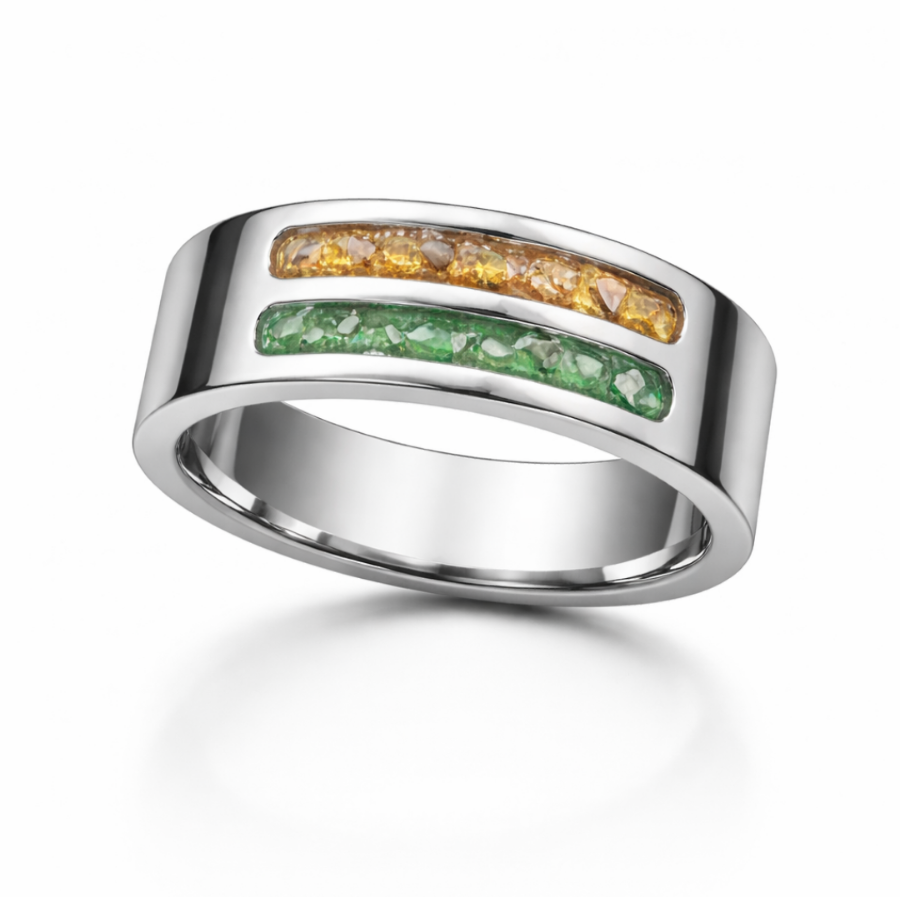 7mm  double Channel Ring