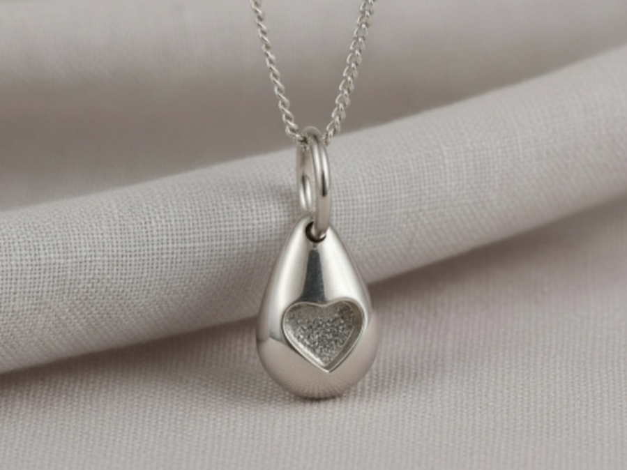 **NEW** Pebble Solid Heart Pendant