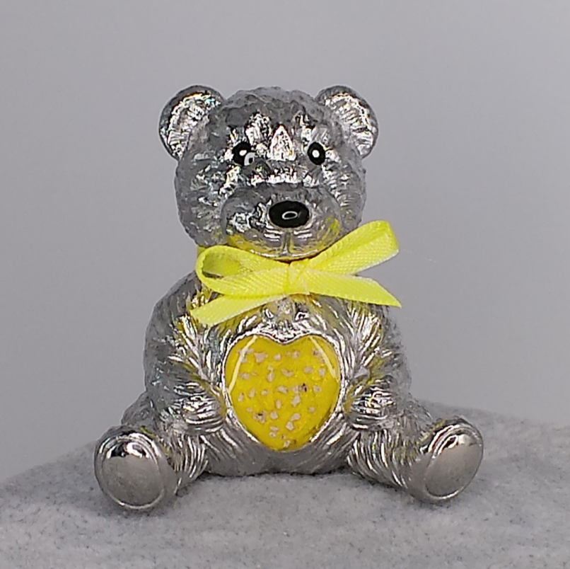 "Charlie Bear" Stainless steel memorial teddy