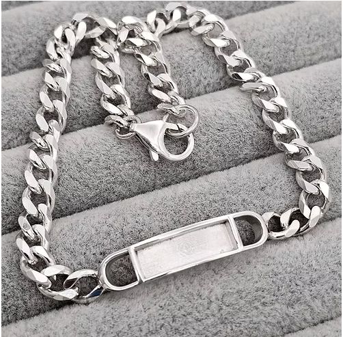 Sterling Silver Curb Chain Bracelet