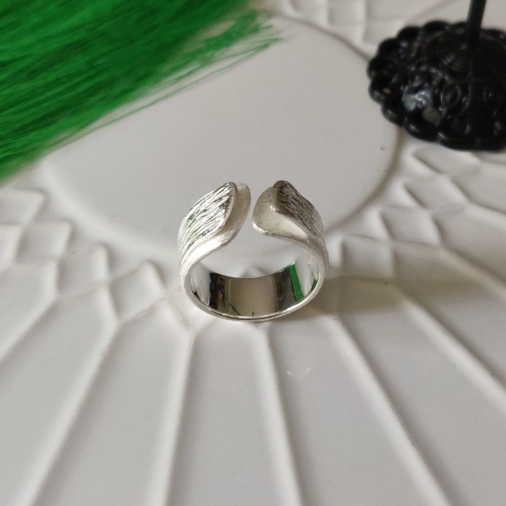 925 Sterling Silver Double Laird Ring Wrap Around