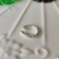 925 Sterling Silver Oxidised Ear Cuff Earring