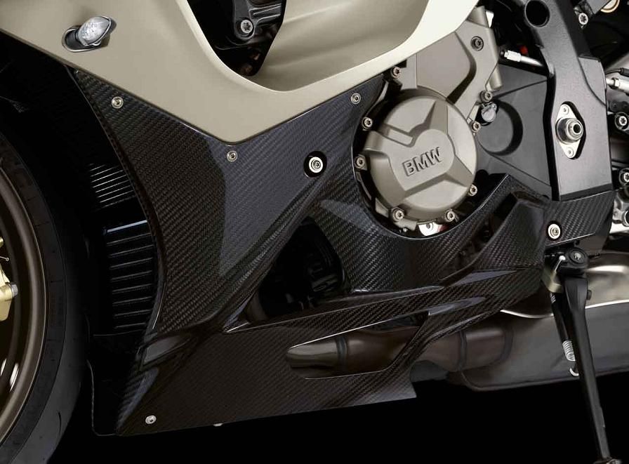 BMW S1000RR Carbon Fiber Engine Lower Fairing Panels 71607722464