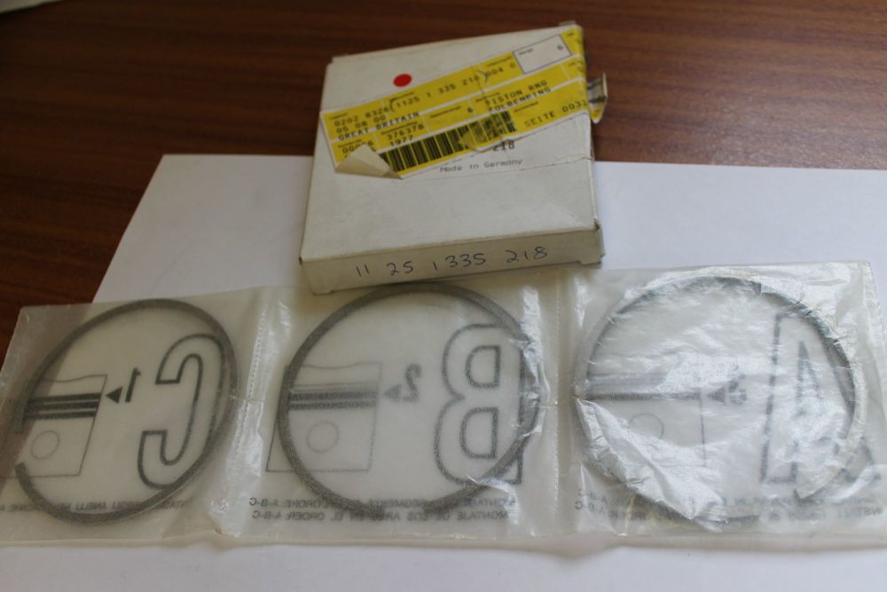 BMW R60 R75 R80 Piston Ring Set 0.25 OS 11251335218