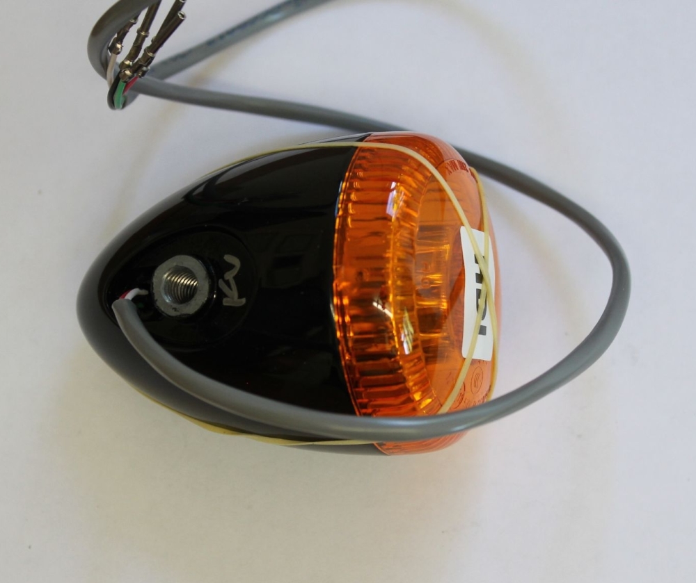Harley Softail Slim Rear Turn Signal / Indicator Black HDI 67800171