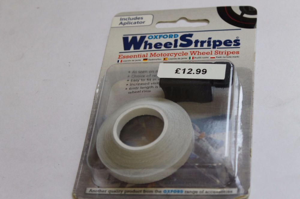 Oxford Wheel Stripes Reflective White with applicator OF619