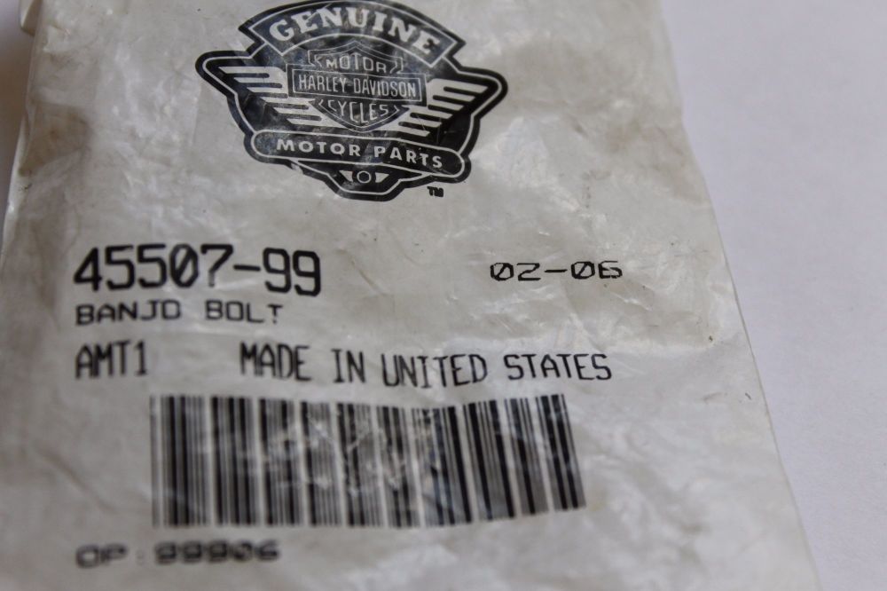 Harley Banjo Bolt 45507-99