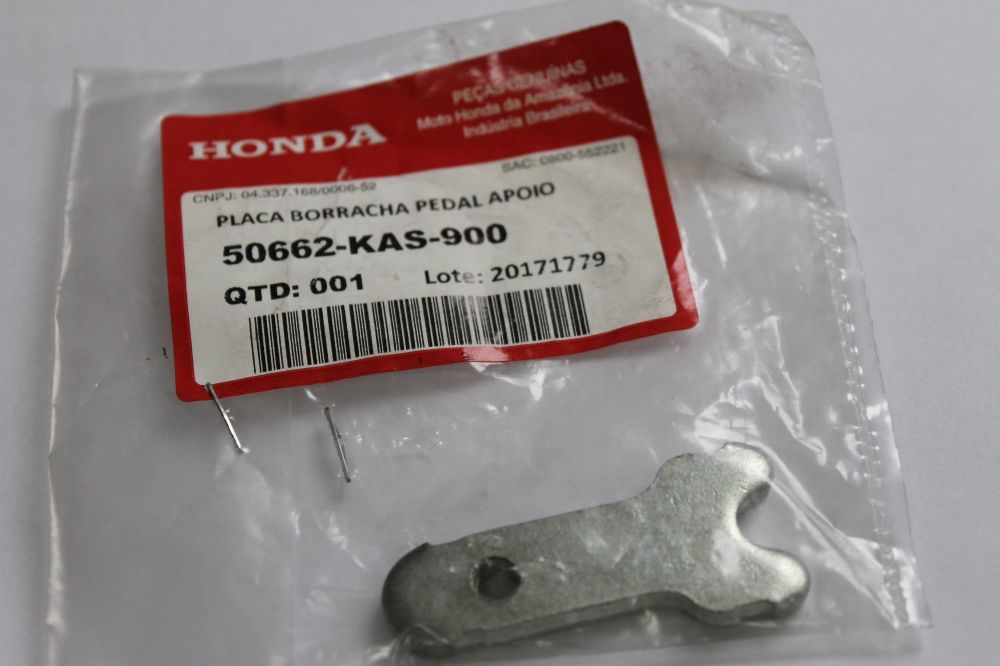Honda NX400 XLR125 XR125 NXR150 NXR125 Footrest Plate 50662-KAS-900