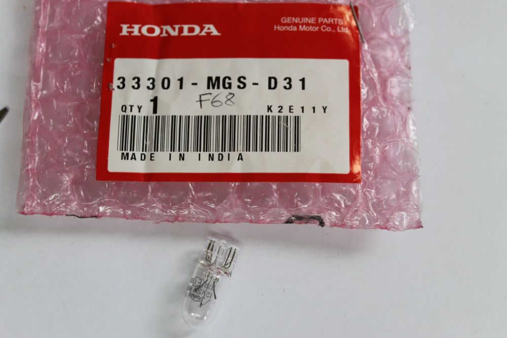 Honda NC700 Front Running Light Wedge Bulb T10 12V 5W 33301-MGS-D31