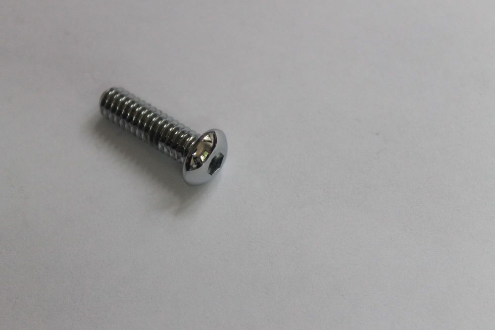 Harley Chrome Button Head Screw 94387-92T