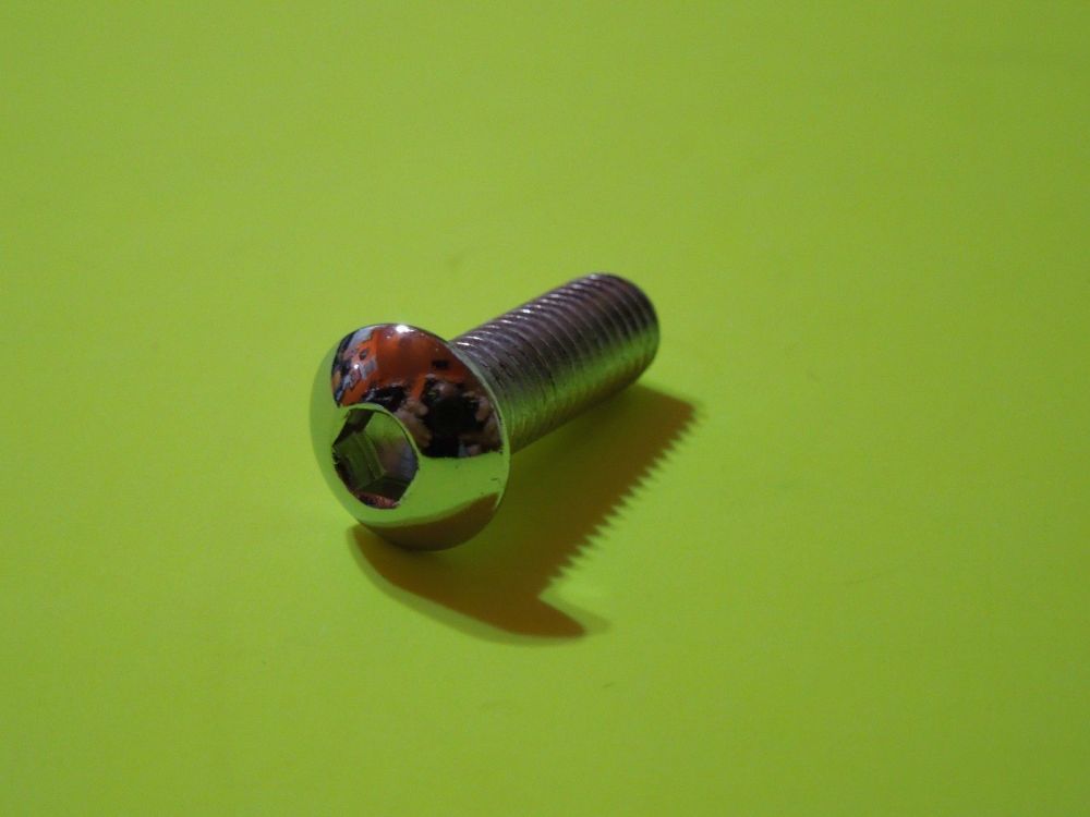 Harley Hex Socket Button Screw 919 (1/4"-28 x 3/4")