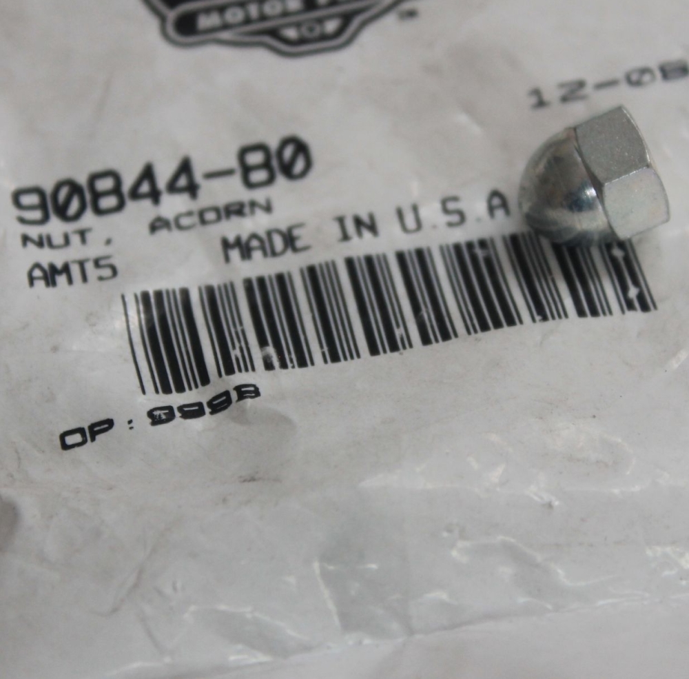 Harley Acorn Nut No.10 x 3/8" Grade 2 UNC 90844-80