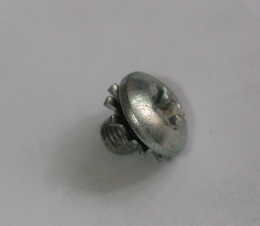 Harley Fork Panel Screw 5/16"-24 x 3/8" UNF Pozidriv Truss Head with Lockwasher 2823